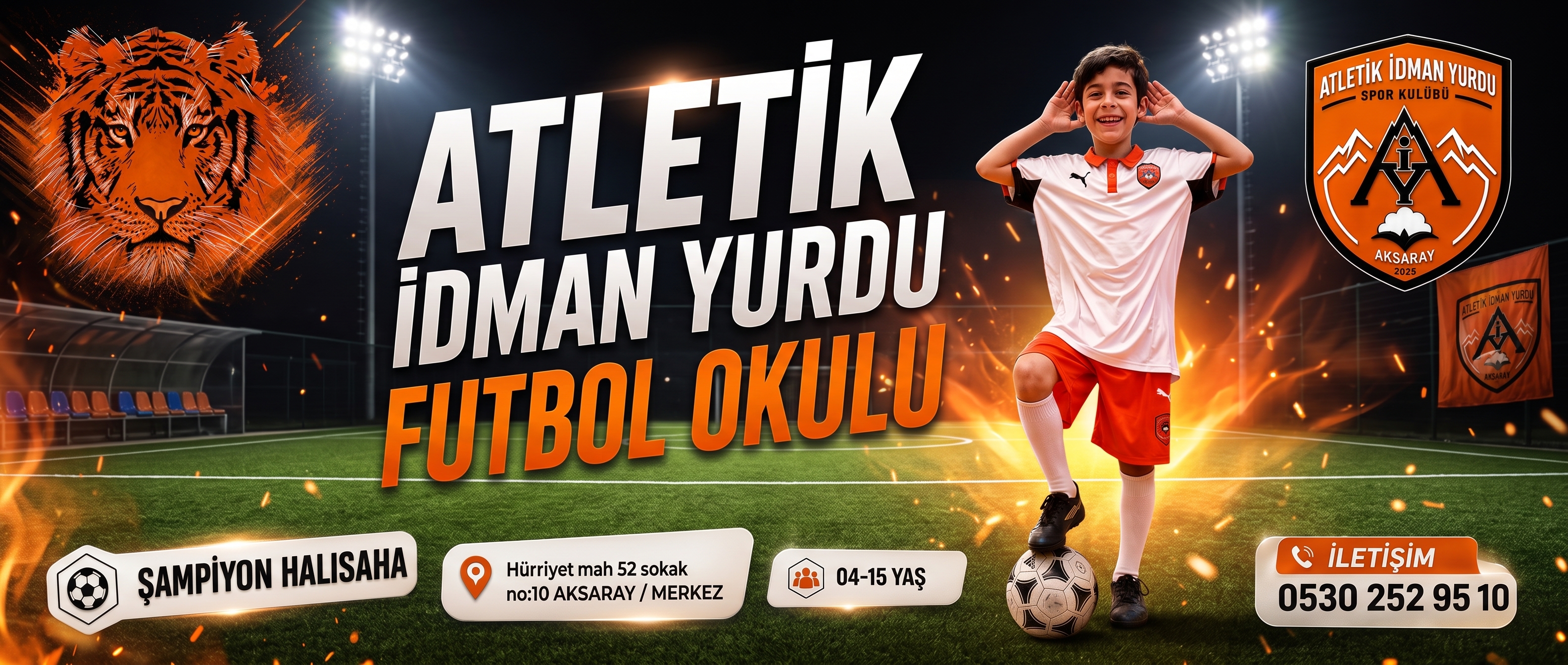 Atletik İdman Yurdu kayıt bannerı